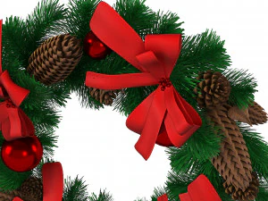 Christmas Wreath 3D Model