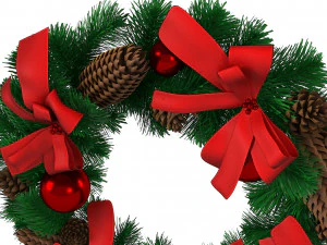 Christmas Wreath 3D Model