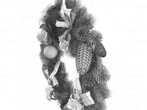 Christmas Wreath 3D Модель