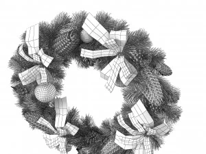 Christmas Wreath 3D Model