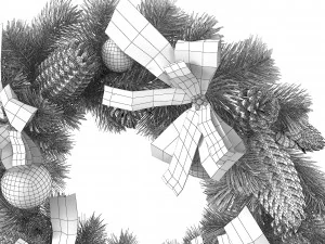 Christmas Wreath 3D Model