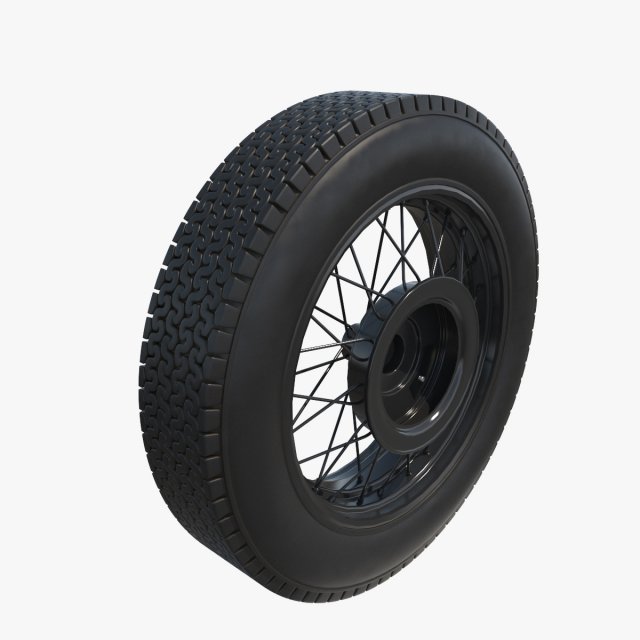 Retro sport car wheel Modelo 3D .c4d .max .obj .3ds .fbx .stl .blend 