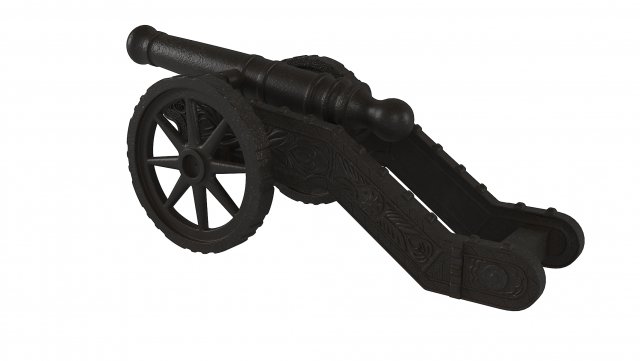 Cannon Modèle 3D .c4d .max .obj .3ds .fbx .stl .blend 