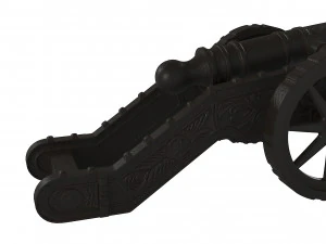 तोप 3D मॉडल