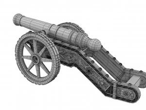 तोप 3D मॉडल