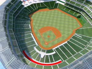 棒球场 3D 模型