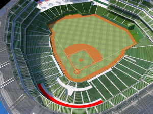 Baseball stadium 3D Model