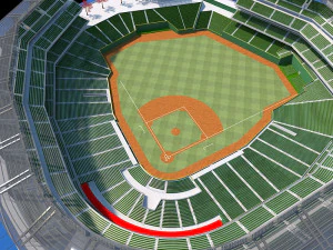 Baseball stadium 3D Model