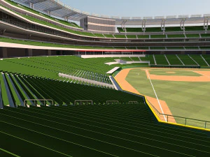 Baseball stadium 3D Model