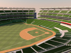 Baseball stadium 3D Model