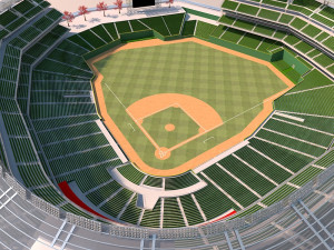 Baseball stadium 3D Model