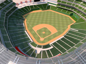 Baseball stadium 3D Model