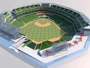 Baseball stadium 3D Model