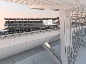Baseball stadium 3D Model