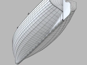 Wooden Boat 3D Model
