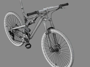 Santa Cruz Mountain Bike 3D Model
