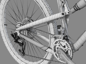 Santa Cruz Mountain Bike Modelo 3D
