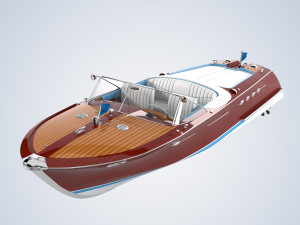 Riva Aquarama Boat Modèle 3D