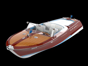 Riva Aquarama Boat 3D Model