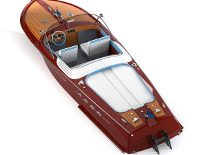 Riva Aquarama Boat Modèle 3D