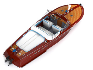 Riva Aquarama Boat Modèle 3D