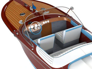 Riva Aquarama Boat 3D Model