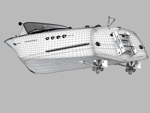 Riva Aquarama Boat 3D Model