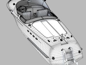 Riva Aquarama Boat Modèle 3D