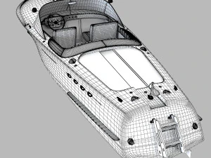 Riva Aquarama Boat 3D Model