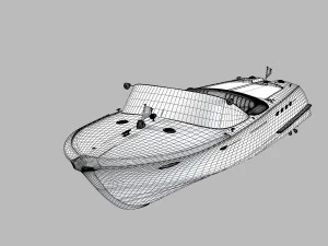Riva Aquarama Boat 3D Model