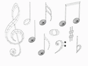 注意事項 3Dモデル