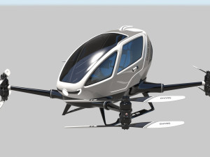 Ehand 184 Single Passenger Drone 3D 모델