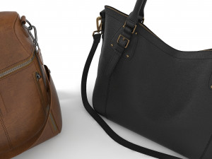 Women bags collection 3D-Modell