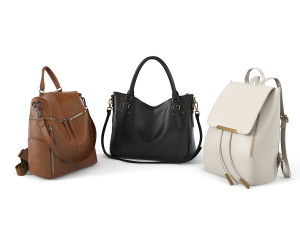 Women bags collection 3D-Modell