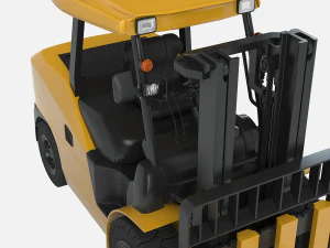 Wheel Loader 3D Model