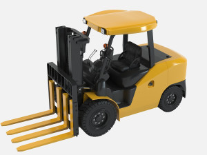Wheel Loader Modello 3D