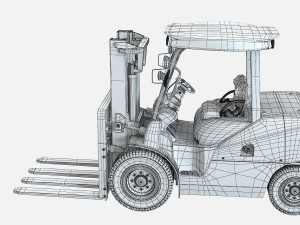 Wheel Loader Modello 3D