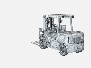 Wheel Loader Modello 3D