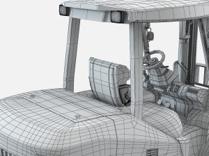 Wheel Loader Modello 3D
