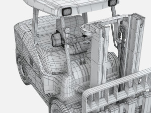 Wheel Loader Modello 3D