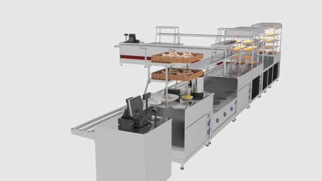 Bistro Line by Asta Bistro Line 3D Model .c4d .max .obj .3ds .fbx .stl .blend 