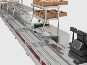 Bistro Line by Asta Bistro Line 3D Model