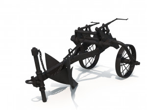 Vintage Plow 3D Model