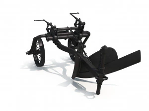 Vintage Plow 3D Model