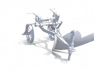 Vintage Plow 3D Model