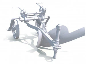 Vintage Plow 3D Model