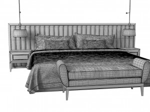 Modern Bedroom Set 3D Model