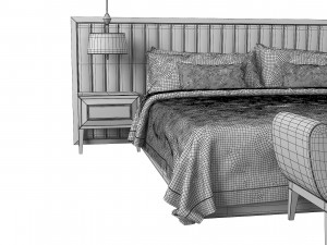 Modern Bedroom Set 3D Model