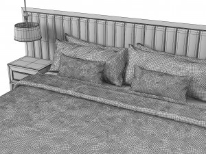 Modern Bedroom Set 3D Model