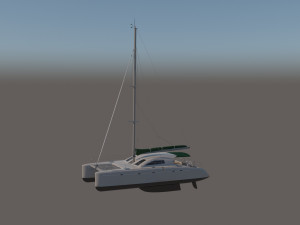 Sea Yacht Catamaran 3D मॉडल